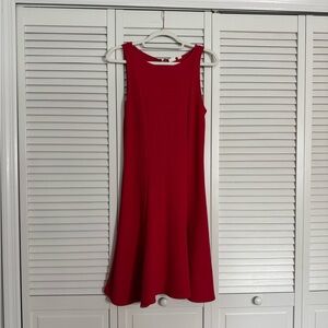GAP Red Mini Sleeveless Dress flowy, A-line silhouette Sz 2